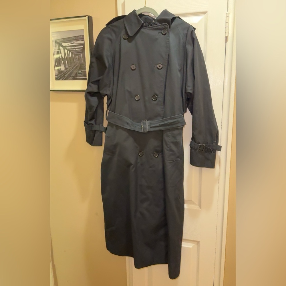 Burberrys Vintage Trench Coat Size 12 Removable Liner & Collar